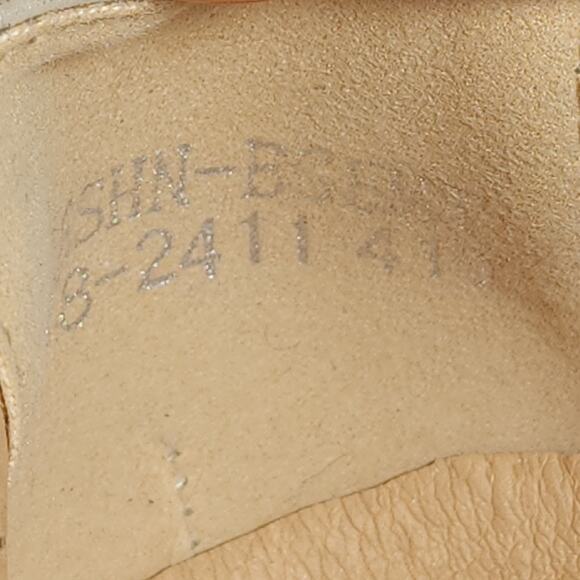 Patrizia by Spring Step Women's EU41 US10-10,5 Beige Perforated Slip On Loafers - Picture 13 of 14